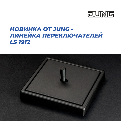 Новинка от JUNG - линейка переключателей LS 1912