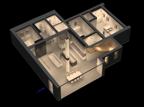 3d модель помещения