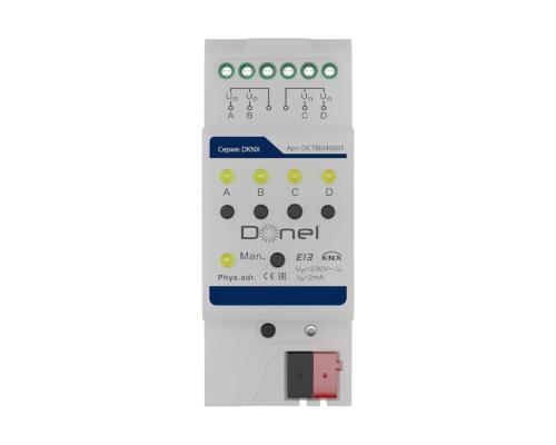 KNX Бинарный вход 4-канальный